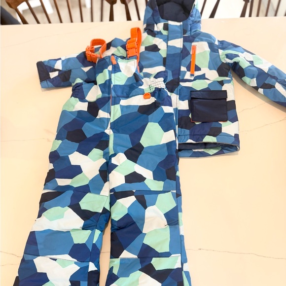 Hanna Andersson Other - Hanna Andersson Boys Size 5 Snowsuit Set with Bib and Coat